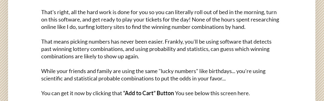 Auto Lotto Processor